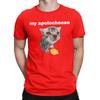 My Apolocheese Funny Novelty Graphic 100 Cotton Tshirt Meme Tees Tops For Unisex