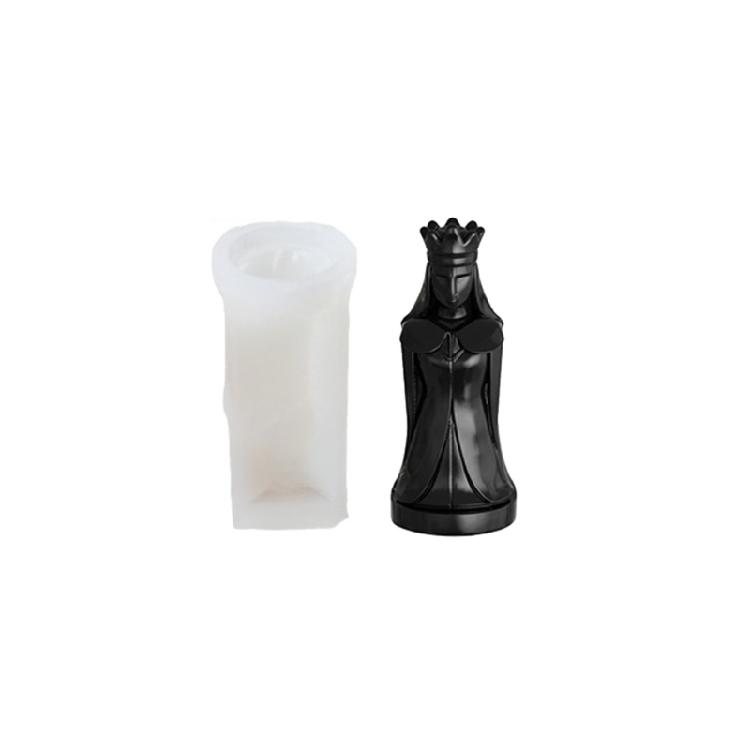 Multipurpose Chess Piece Moulds For Artistic Creation Including Chocolate Candle And Plasters Educational And Fun