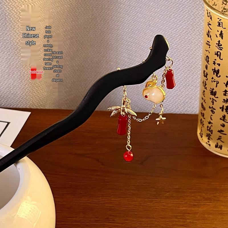 Lily of the Valley Tassel Hairpin for Women: Elegant Ancient-Style Hanfu Headdress