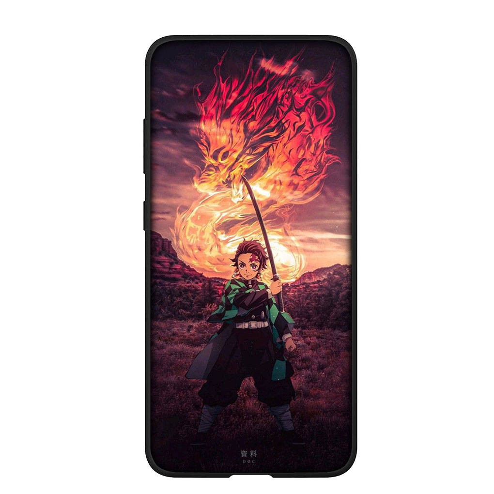 Pouzdro na telefon Samsung Galaxy S25 S24 S23 iPhone 16 15 Xiaomi Redmi Note 14 13 12 16E X 11 Pro Max OPPO Moto Huawei Muichiro Tokito Demon Slayer Cover