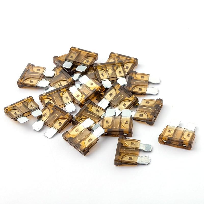 100Pcs 3 Amp Fuses HVAC ATC/ATO Stanbdard Fuse, 3A Car Fuse Blade for Automotive, Truck, Boat, Motorcycle