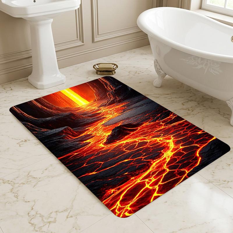 Lava Flow Living Room Nonslip Area Rug Soft Carpet For Bedroom Game Playroom Sofa Office Home Decor Doormat Christmas Gift C926164