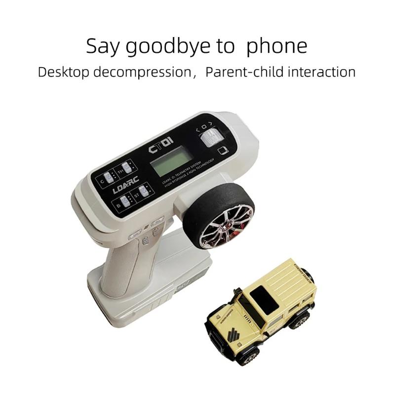 2026 X43 1:43 Mini Crawler RC Car Simulation Full Time 2.4G Hz 4-wheel Drive Climbing Vehicle Toy Remote Control Toys RTR Kit for Kids and Adults Toys