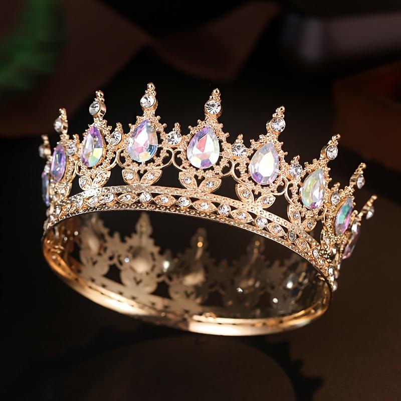 Baroque Crystal Tiaras and Crowns Headband for Women Party Prom Diadem Bridal Wedding Hair Accessories Jewelry Crown Tiara Gift