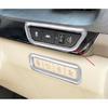 Inner Headlight Button Frame Cover Trim For Kia Carnival 2022-2023 Matte Silver