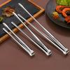 Food Tongs Stainless Steel Kitchen Tweezers Metal Serving Tongs Cooking Utensils for Salad Fish Steak Barbecue Buffet