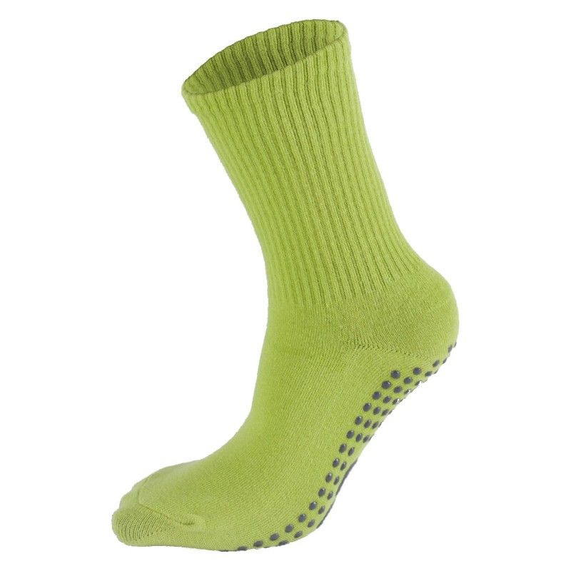 

2024 Professional All Year Round Indoor Floor Non-Slip Yoga Socks Socks Pure Color Daily Wearable Pure Cotton Socks Lemon Green