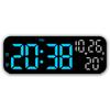 Brightness Adjustment Large Digital Clock Voice Control Alarm Clock  for Living Room