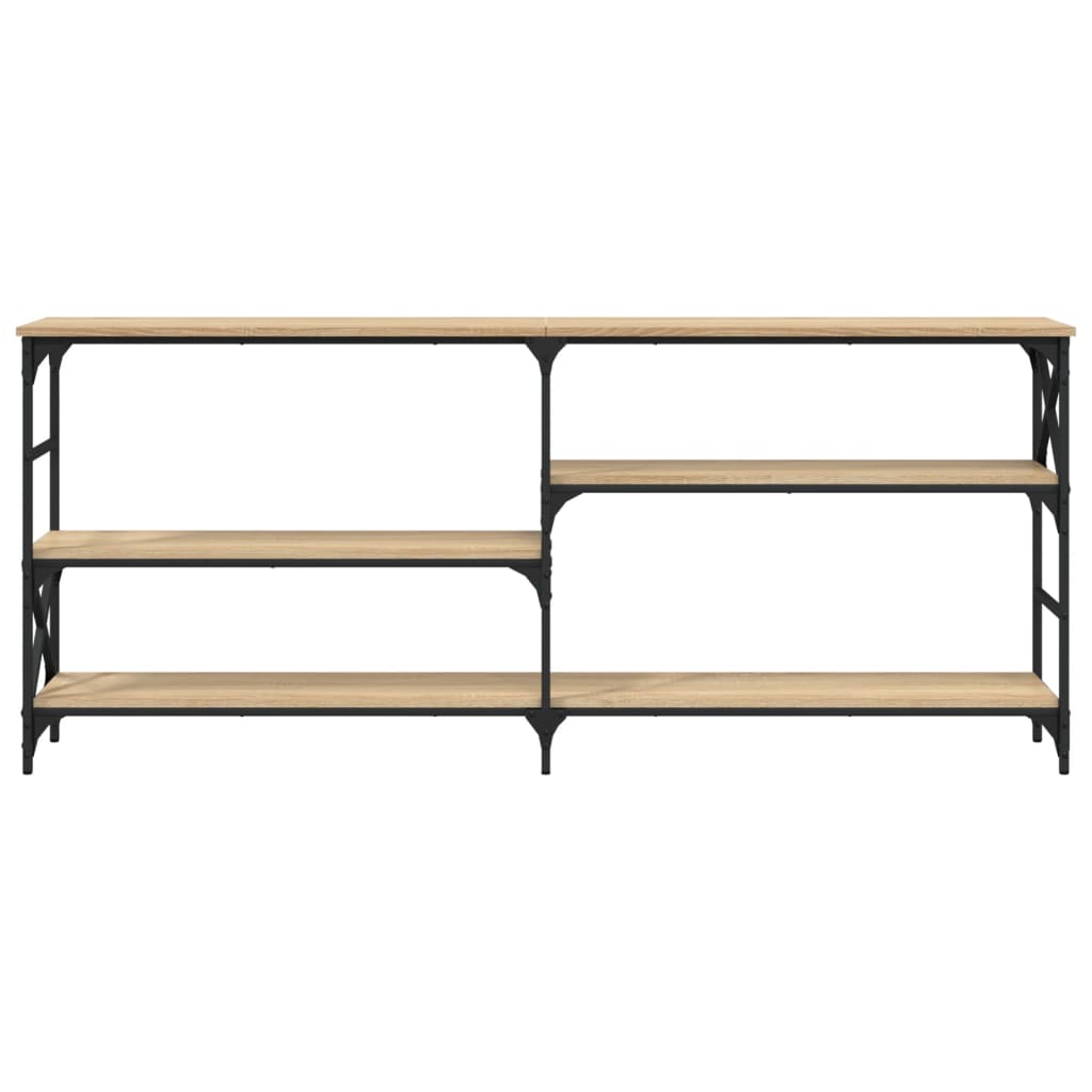 Console Table Sonoma Oak 180 x 29 x 76.5 cm Particleboard