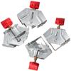 2/4pcs Corner Clamps For Woodworking 90 Degree Right Angle Clamp with Adjustable Swing Jaw For Wood Metal Pipe Steel Rod Glass