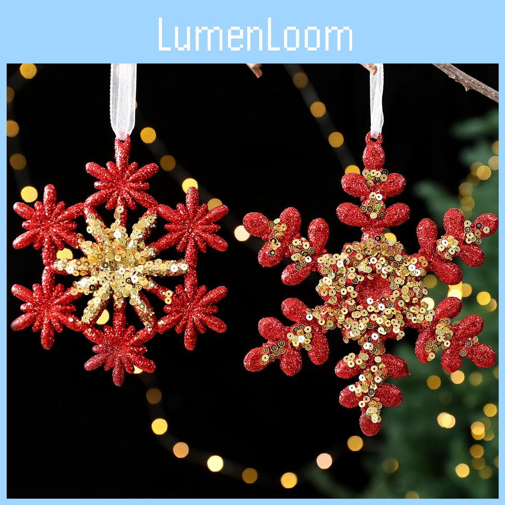 Creative Christmas Tree Snowflake Star Shaped Pendant Holiday Decoration Props For Holiday Tree And Scene Decor