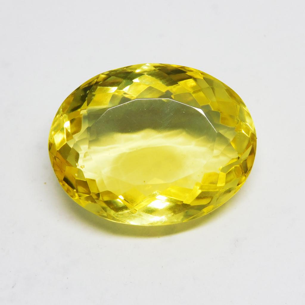 Natural Oval Cut Yellow Citrine 57.20 Ct Beautiful Loose Gemstone