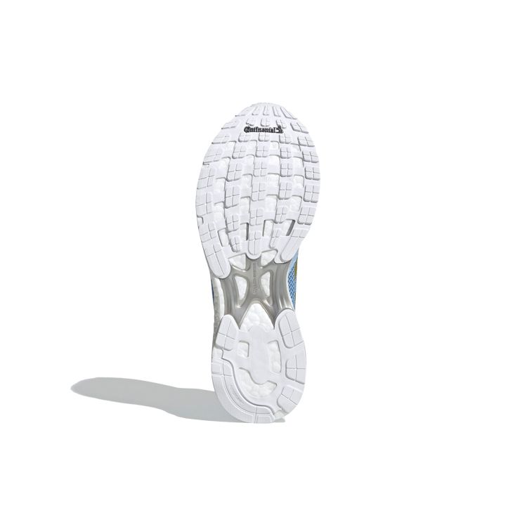 Adidas Adizero Adios 4 Durable Shock Absorption Non-Slip Low-Top Running Shoes Women sneakers Blue White Gold EF1458