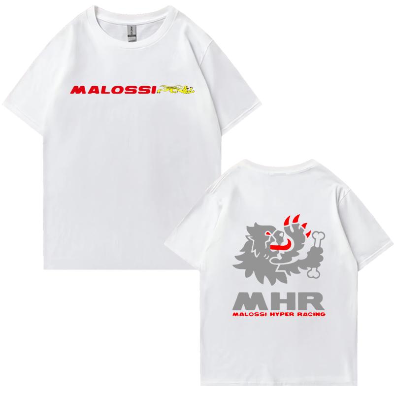 New in Malossi Theme Graphic short sleeve t-shirts vintage Hip Hop Y2k streetwear Unisex Oversized t-shirt Summer Print clothing