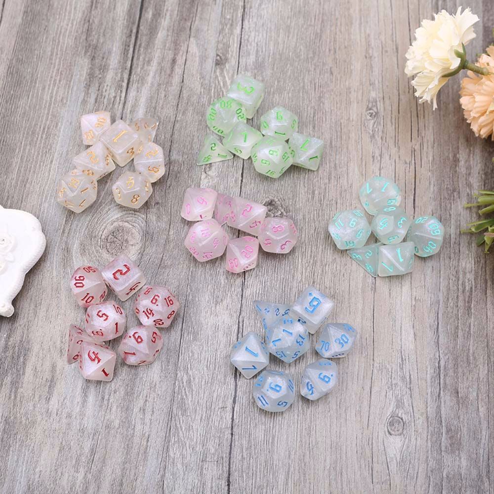 

Games Desktop Game Playing Games Resin Entertainment Dice Game Dice Game Toys Polyhedral Dices рожевий