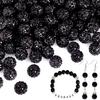 100Pcs 10mm Contas de Argila de Strass Coleção de Gelo Beisebol Estilo Bling Contas Redondas para Colar Pulseira Brincos Jóias DIY