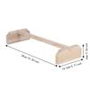 2 Sets Large Size Chicken Wooden Perches Wood Thicker Bracket Bird Training Stand Stable Base Gnaw Resistant Pet Roosting Stand