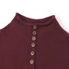 ELLE KIDS Girls' Winter Knit Stand Collar Pullover Base Shirt