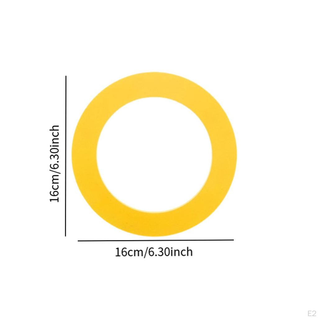 4 Pieces Golf Putting Rings Hole Cup for Use On Carpet Silicone Target Circles