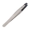 Stainless Steel ESD-Safe Tweezers Pointed Tip Plastic Head Anti-Static Tweezers Straight Fine Pointed Engineer Tweezers