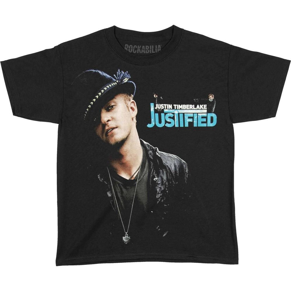 Justin Timberlake Boys  T-shirt Youth Black Unisex T-Shirt XXXL