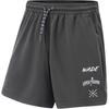 Li Ning Wade Series Letter Mid Waist Drawstring Comfortable Breathable Straight Basketball Pants Men Bottoms Graphite-Grey AAPU139-2