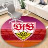 VfB Stuttgart Themed Round Rug – Non-Slip Round Floor Mat – Indoor Home Decor Rug