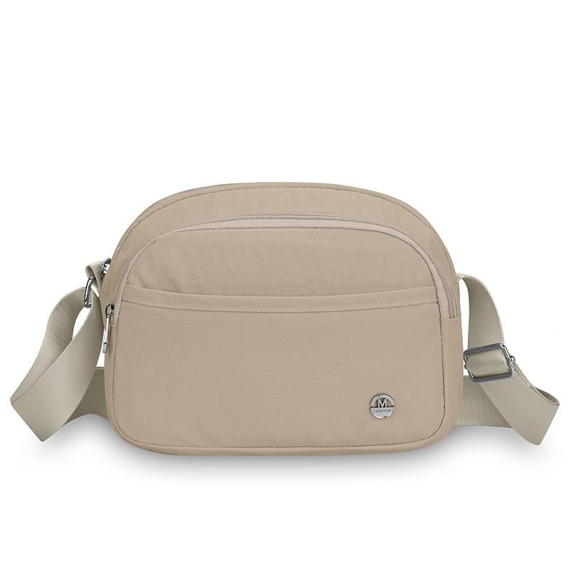 

Multi-Compartment Large Capacity Shoulder Bag Women s Lightweight Nylon Bag Shoulder Crossbody Small Square Bag хакі