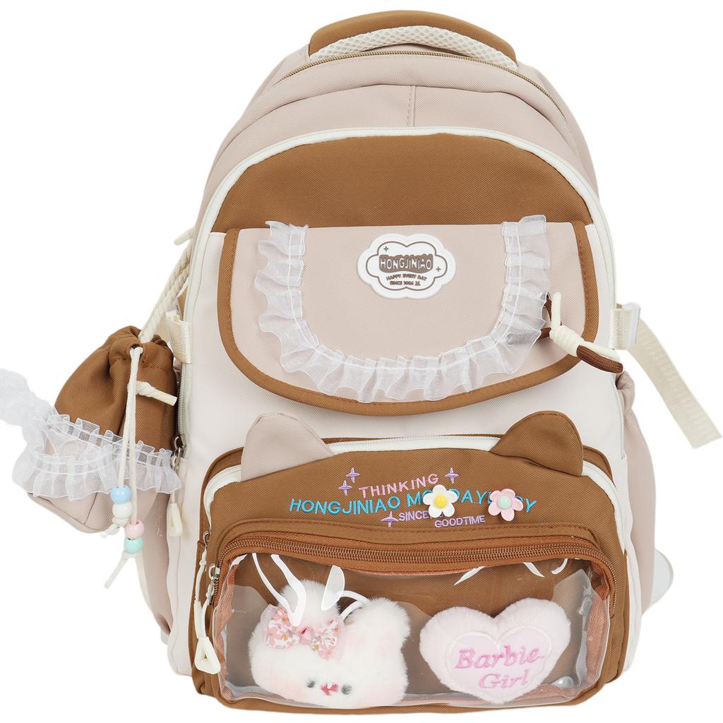 School Bag New Women's School Bag Cute Trendy Fashion Backpack College Style Junior High School Student School Bag