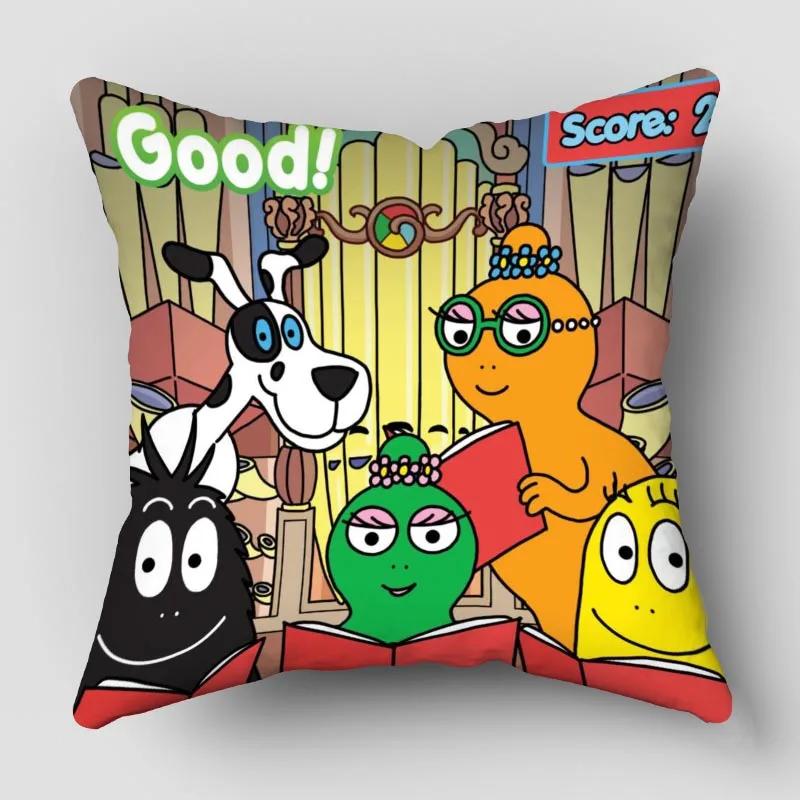 Povlaky na polštáře Barbapapa Zvířata Sněhulák Tištěný Povlak na polštář Zimní Sváteční Párty Dekorativní Povlak na polštář na gauč