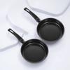 2Pcs Mini Frying Pan 14Cm Non-Stick Surface for Egg Pancake Omelette Cooking Pan Fast Heating Even Distribution Ideal for Home