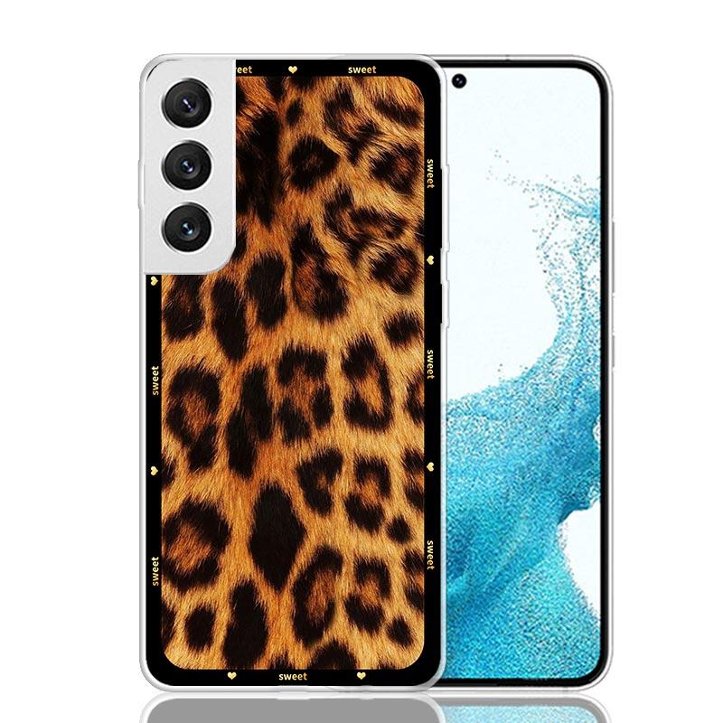 Animal Leopard Print Phone Case For Samsung Galaxy S26 S25 Edge S24 S23 FE S22 Ultra S21 Plus S20 + Fundas Cover Coque Galaxy S2
