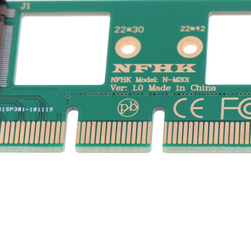 Nvme M.2 Ngff Ssd To Pci-E Pci Express 3.0 16X X4 Adapter Riser Card Converter