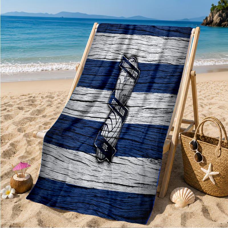 Birmingham Football Club Beach Towel Microfiber Beach Towel, Lightweight and Quick-Dry, for Summer Travel, Swimming Pool Fan Birthday Gift