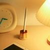 1pc Cute Pudding Pen Holder Cute Cartoon Creative Desktop Ornament Jelly Shape Pen Hole Pencil Slot Pencil Storage Stand