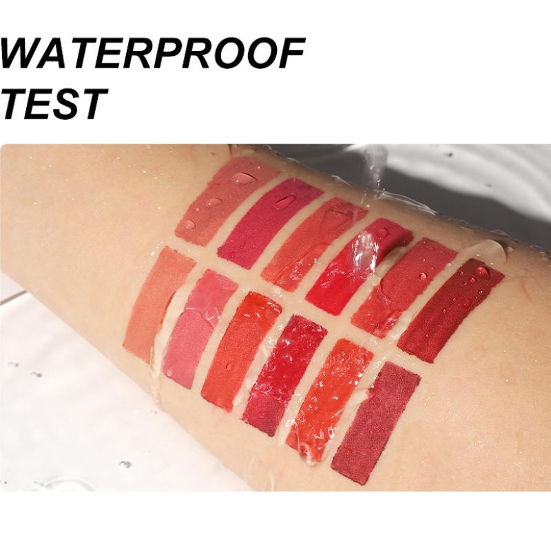 YOUNG VISION Lipgloss + Lipliner, 2er-Set, nicht klebender, matten Lipgloss, drehbarer Lipliner