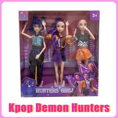 Kpop Dämonenjäger NEUE Puppen Spielzeug Actionfigur Spielzeug Schöne Prinzessin Baby Mädchen Puppen Kunststoff DIY Spielzeug Gelenke Sind Beweglich