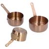 3pcs Sauce Cups Stainless Steel Sauce Dish with Handle for for Condiment Ketchup AppetizerRose Gold
