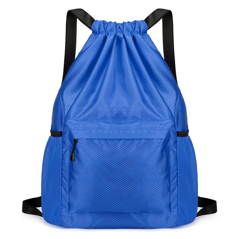 Herren Fitness Basketball Kordelzug Rucksack - Großes Fassungsvermögen, Wasserabweisend, mit Logodruck