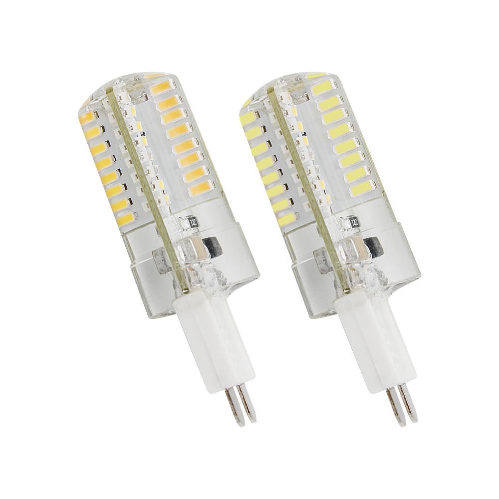 1pcs G9 3W AC 220V LED Light Bulb 64leds SMD3014 Warm/Cold White Lights Replace 0W 30W Halogen Lamp For Indoor Home Chandelier