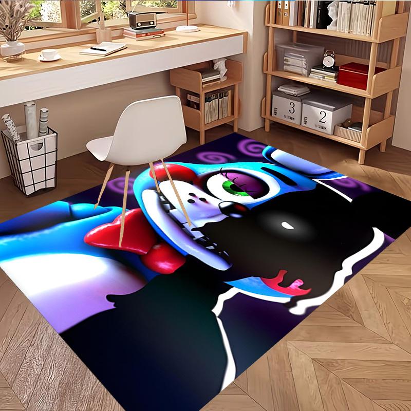 Five Nights at Freddy's Druckteppich, Waschbarer Bodenteppich, Für Eingangsbereich Schlafsaal Waschküche Büro Arbeitszimmer, Heimdekoration Geburtstag Weihnachtsgeschenk