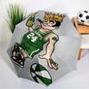 Boston-Celtics Logo Umbrella 8-Frame for Travel, Camping, Casual Lightweight Portable Umbrella, Essential for Every Family Holidays Gift