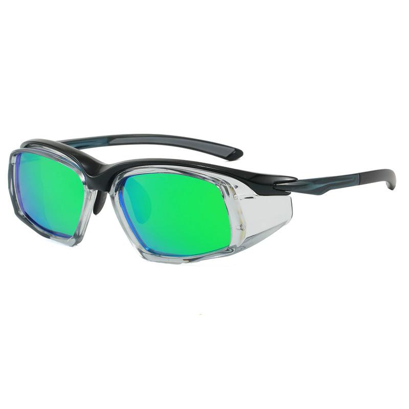Men's Cycling Riding Sports Polarized Sunglasses Windproof Rainproof Dustproof Eye Protective Safety Goggle With Myopia Lenses