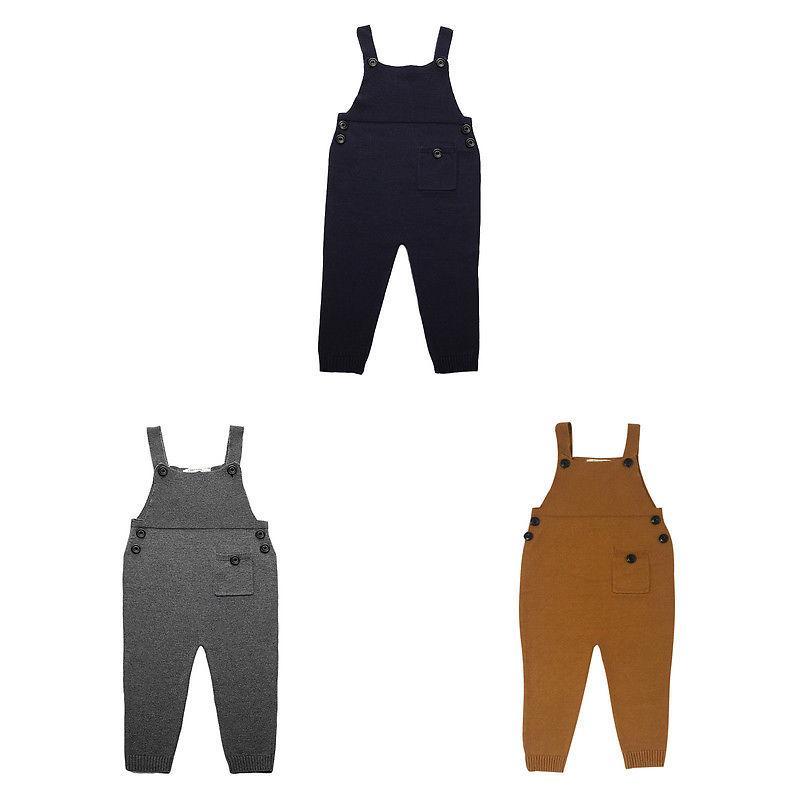 Premium Quality Kids Baby Boy Girl Knit Cotton Bid Pants Romper Jumpsuit For All Seasons