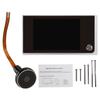 3.5" LCD Digital Door Viewer Doorbell Security Camera Electronic Cat Eye Camera Photo Monitor Black & Silver