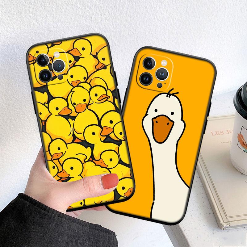 LO40 DUCK Cartoon Soft Shell Phone Case for OPPO A3 Pro A72 A74 A76 A77 A77S A78 A79 A94 A95 A18 A40M A58