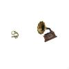 Brass Tea Pet Figurine Vintage Collectible Sculpture Resin Ornament Retro Decoration for Bedroom