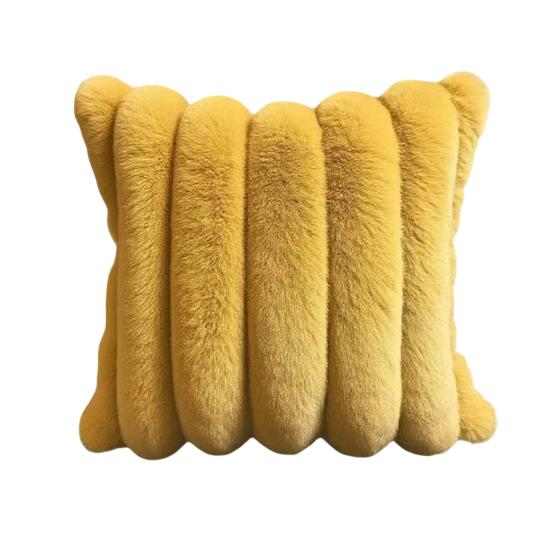 Throw Pillowcase Super Soft Comfortable Sofa Pillowcase Replaceable Design Easy Maintenance Soft Cushion