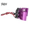Metal Electric Motor Heat Sink 5V Cooling Fan for RC Parts 1/10 Car 540 550