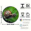 Snail Design Metal Tin Sign Wall Art Weatherproof Home Decor Easy Installation